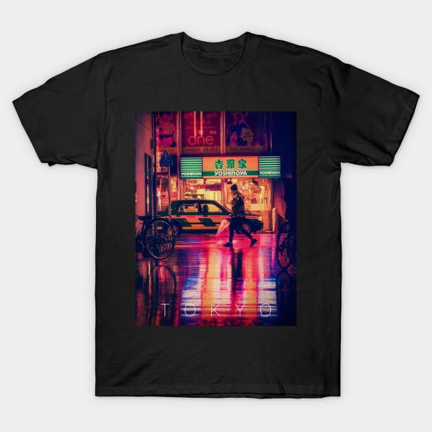 Shibuya at night T-Shirt by MayoTees